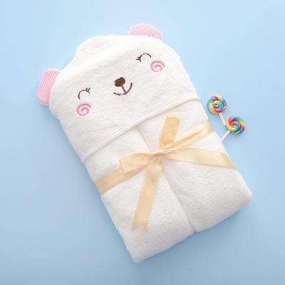 China Fluffy Newborn Baby Infant Bath Towels Towel Bear Design for sale
