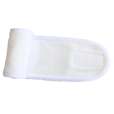 China Pure Color Terry Cloth Face Cleansing Headband For Fitness 9x62cm for sale