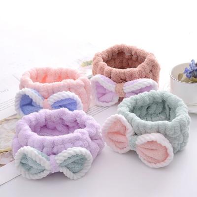 China Fast Drying Women Headband For Cleansing Hair Band Breathable Thicker for sale