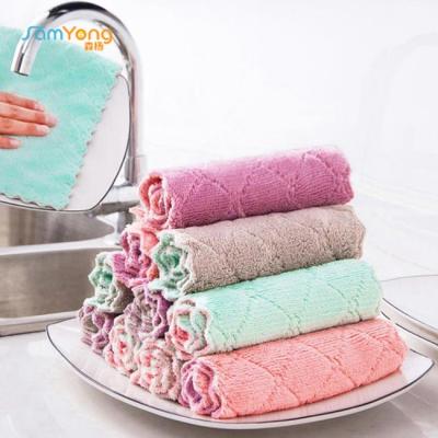 China Toallas de cocina absorbentes personalizadas 250gsm para el lavado del plato en venta