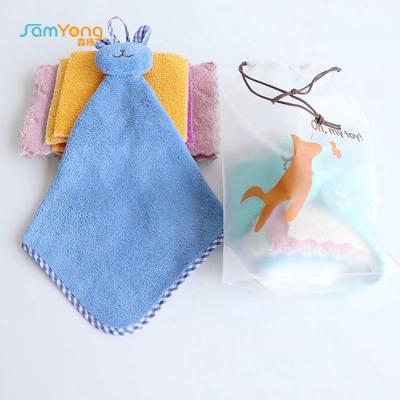 China 43x25cm Custom Kitchen Dish Towel Set With Hanging Loop Easy To Wash for sale