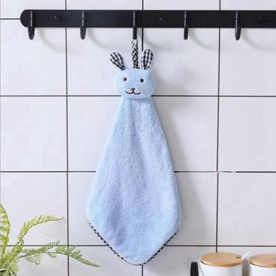 China Colorful Polyester Kitchen Wipe Cloth Towels For Children 43x25cm for sale