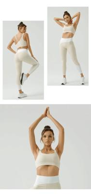 China Quick Dry Women Yoga Suit Cotton Gym Wear For Women Yoga Set for sale
