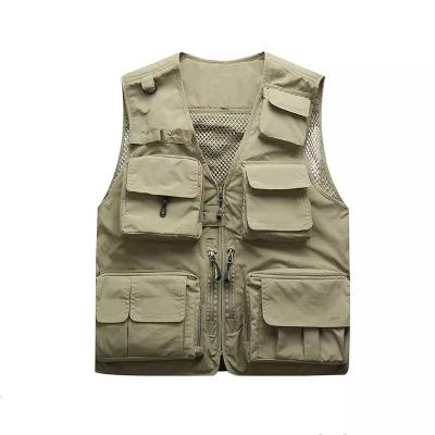 China                  Summer Fashion Men′ S Photographer Waistcoat Mesh Many Pocket Vest              for sale