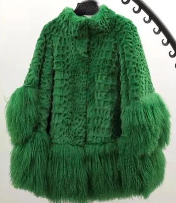 China Fashion Bright Color Puffer Down Coat Fur Coat OEM For Women for sale