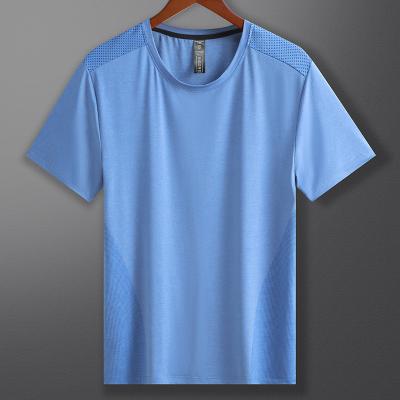 China Quick Drying Sports T Shirt Ice Silk Short Sleeve S Fitness Clothes for sale