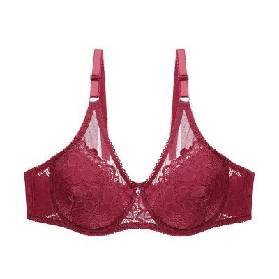 China Plus Size Cotton Women Underwear Spring Summer Lace Sexy Bra for sale