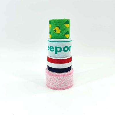 China Jacquard letter elastic band roll, elastic tummy band for garment clothing accessories custom factory for sale