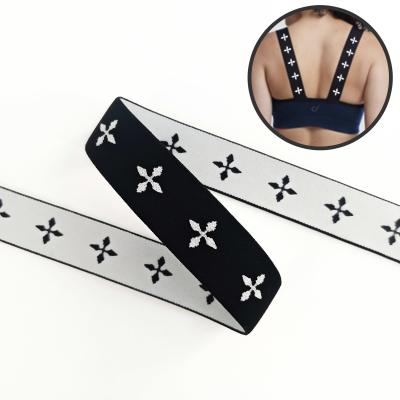 China Free sample manufacturer custom logo width fold over shoulder bra elastic band bra for sale