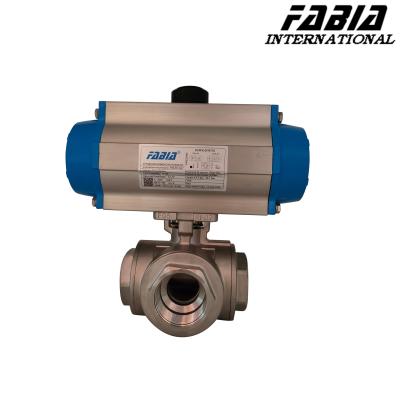 China 150-600 psi Pneumatic Ball Valve For Chemical, Petroleum, Electric Power for sale
