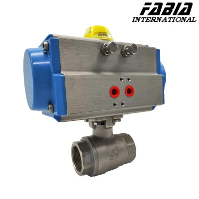 China Thread Pneumatic Ball Valve With Internal Thread For Easy Operation for sale