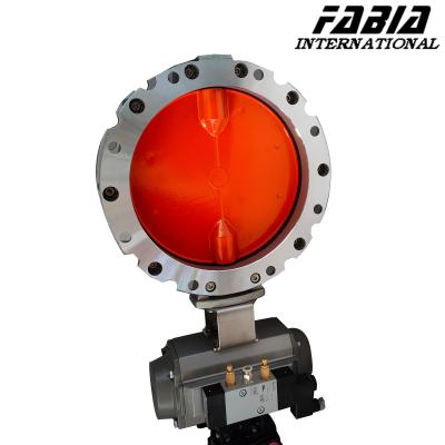 China Carbon Steel Butterfly Valve Flanged Pneumatic for sale