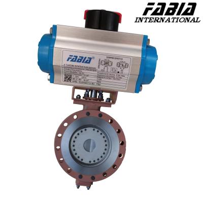 China Pneumatic Three Eccentric Butterfly Valve Control for sale