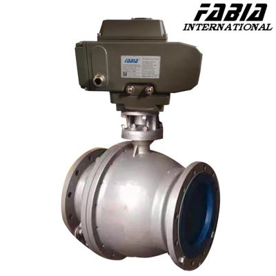China Electric High Pressure Ball Valve Two Piece Butt Welding Industry Ball Valve for sale