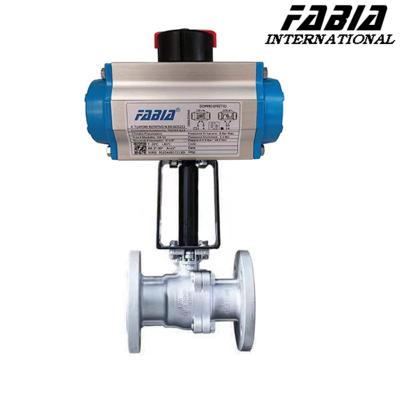 China Ss High Temperature Pneumatic Valve Stainless Steel High Temperature Ball Valve for sale