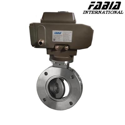 China Electric Stainless Steel Flange High Vacuum Ball Valve for sale