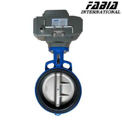 Cina Electric Industrial Carbon Steel Body  Butterfly ValveValve Plate Stainless Steel in vendita