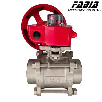 China DN65 Manual Turbine Ball Valve For Superior Performance And Durability for sale