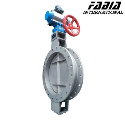 China Large Diameter Industrial Butterfly Valve Carbon Steel Pneumatic Valve for sale