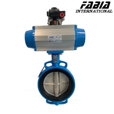 China DN200 High Performance Pneumatic Valve Water Treatment Butterfly Valve for sale