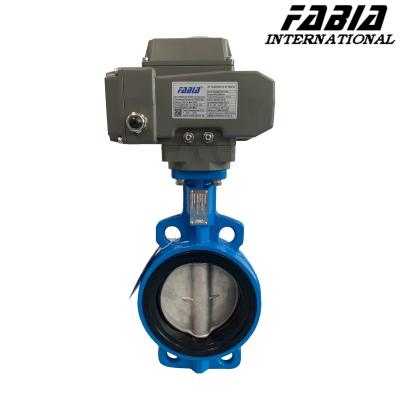 China DN125 Electric Switch Type Butterfly Valve Carbon Steel Electric Valve for sale