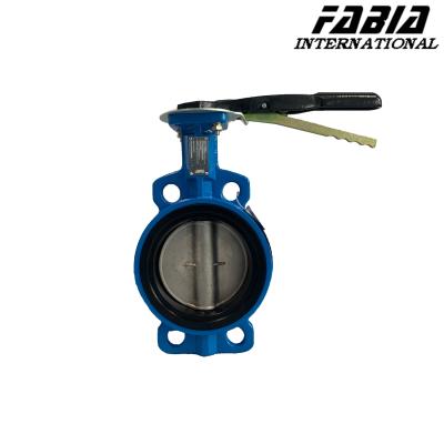 China DN125 Carbon Steel Butterfly Valve With EPDM Seal And Stainless Steel Plate For Ventilation for sale