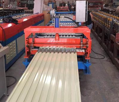 China Painted Steel Roller Up Garage Door Panel Forming Machine for sale
