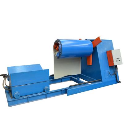 China 5 Tons hydraulic decoiler machine with coil car Cable Tray Roll Forming Machine for sale