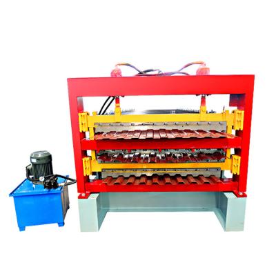 China Colored Steel Wall Roof Roll Forming Machine Galvanized Aluminum Corrugated Steel Sheet Making Machine for sale
