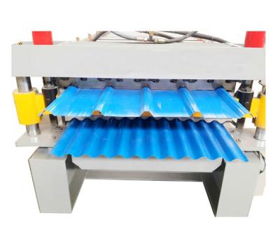 China Double Layer Roof Wall Panel Roll Forming Machine for sale