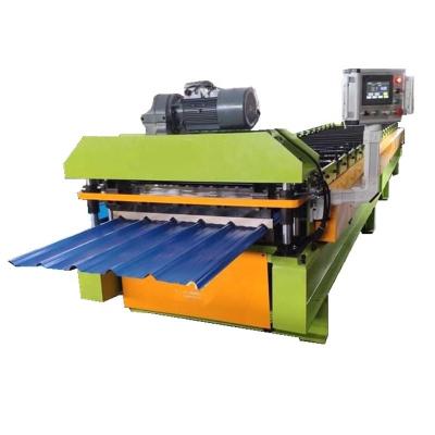 China Automatic Aluminum Tr4 IBR Roof Sheet Steel Profile Roll Forming Machine for sale