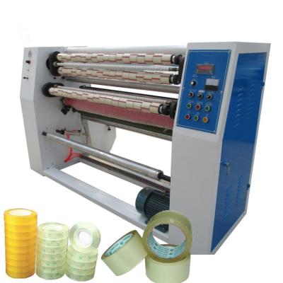 China Stationery Tape Adhesive Cello Tape Slitting Rewinding Machine for sale