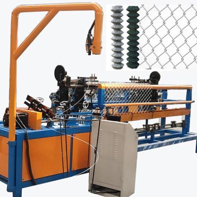 China Diamond Wire Mesh Chain Link Fence Net Making Machine for sale