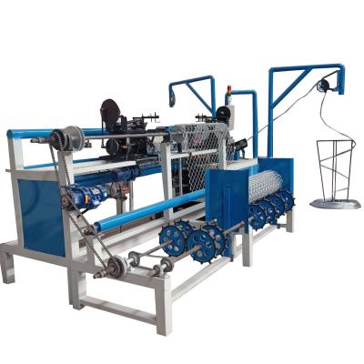 China Fully Automatic Diamond Wire Mesh Chain Link Fence Net Making Machine Equipment Manufacture Price for sale