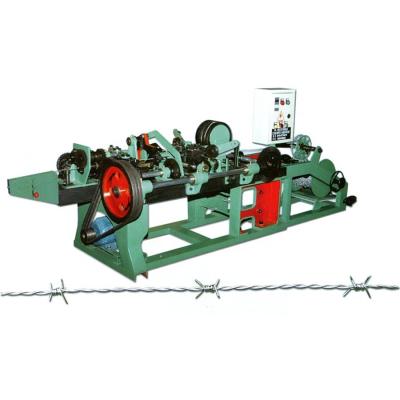 China Barbed wire making machines, making traditional twisted barbs/double twisted barbs for sale
