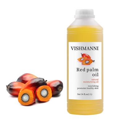 China 1L Organic Moisturizing Unrefined Red Palm Oil For Skin Cold Pressed for sale