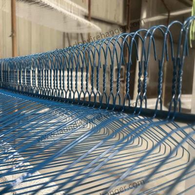 中国 2.3mm Metal Laundry Wire Hanger For Cleaners-Blue 販売のため