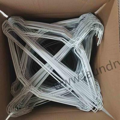 中国 16inch Disposable Dry Cleaner Hanger For Dry Cleaning Shop 販売のため