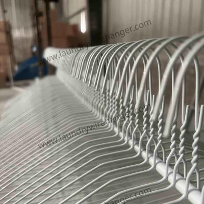 中国 16inch Disposable Wire Shirt Hangers For Dry Cleaners 販売のため