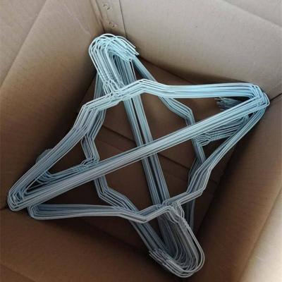 China Laundry Factories Clothes Wire Hanger , 18 Inch 1.9 Mm Portable Laundry Hanger for sale