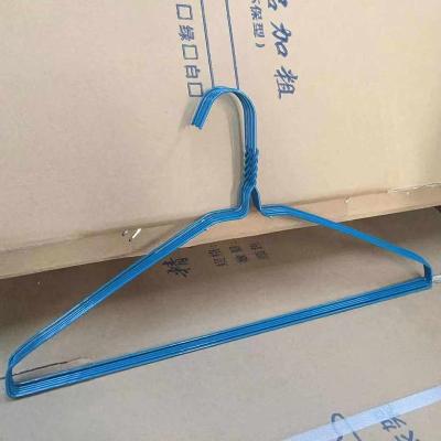 China Disposable Blue / White Dry Cleaner Hanger For Cold Weather Cloth Items for sale