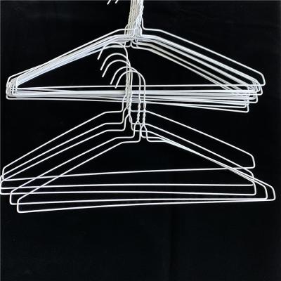 China Electrostatic Spraying Indoor Clothes Hanger , Adult / Kids Wire Hangers For Laundry Store for sale