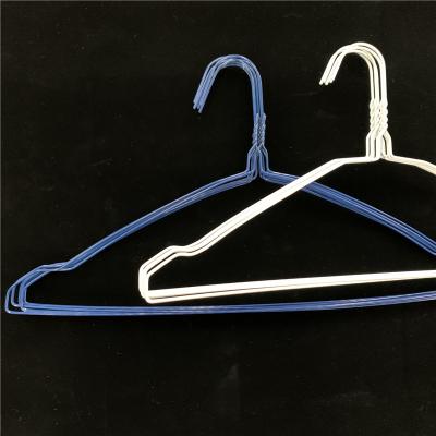 China Dry Cleaning Wire Coat Hangers , Lightweight Q195 Laundry Clothes Hanger for sale