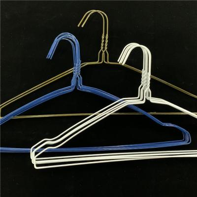 China No Toxic Wire Suit Hanger White Color Modern Type Environmental Friendly for sale