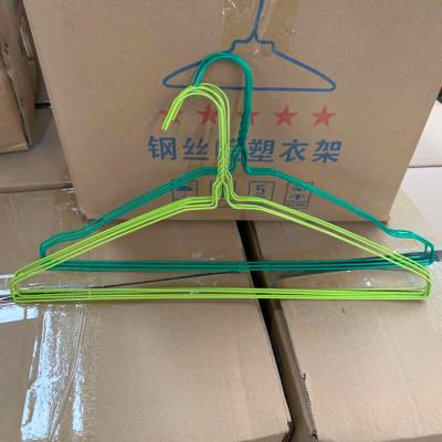 China Hotels / Laundry Factories Coated Wire Hangers Lightweight 12.5kgs Per Box for sale