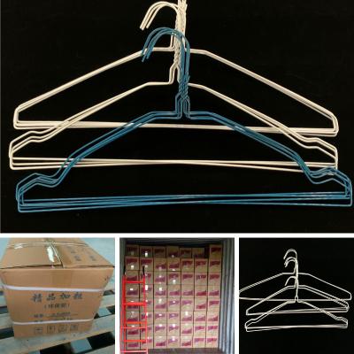 China 16inch Powder Coated Wire Hanger 500pcs Per Box With Good Price for sale