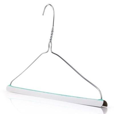 China Dry Cleaning 1.9mm PVC Coated Laundry Wire Hanger for sale