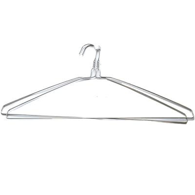 China Height 20.5cm 2.2mm Slim Galvanized Laundry Wire Hanger for sale