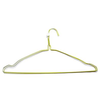 China 0.03mm OEM Laundry Slim Galvanized Wire Shirt Hangers for sale