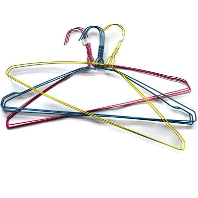 China Low Carbon Steel Heavy Duty 2.1mm Laundry Wire Hanger for sale